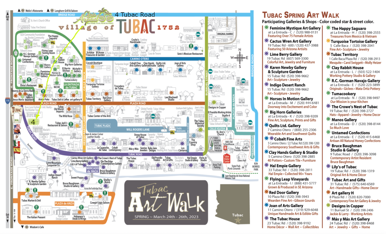 Tubac Center For The Arts Upcoming Events 2025